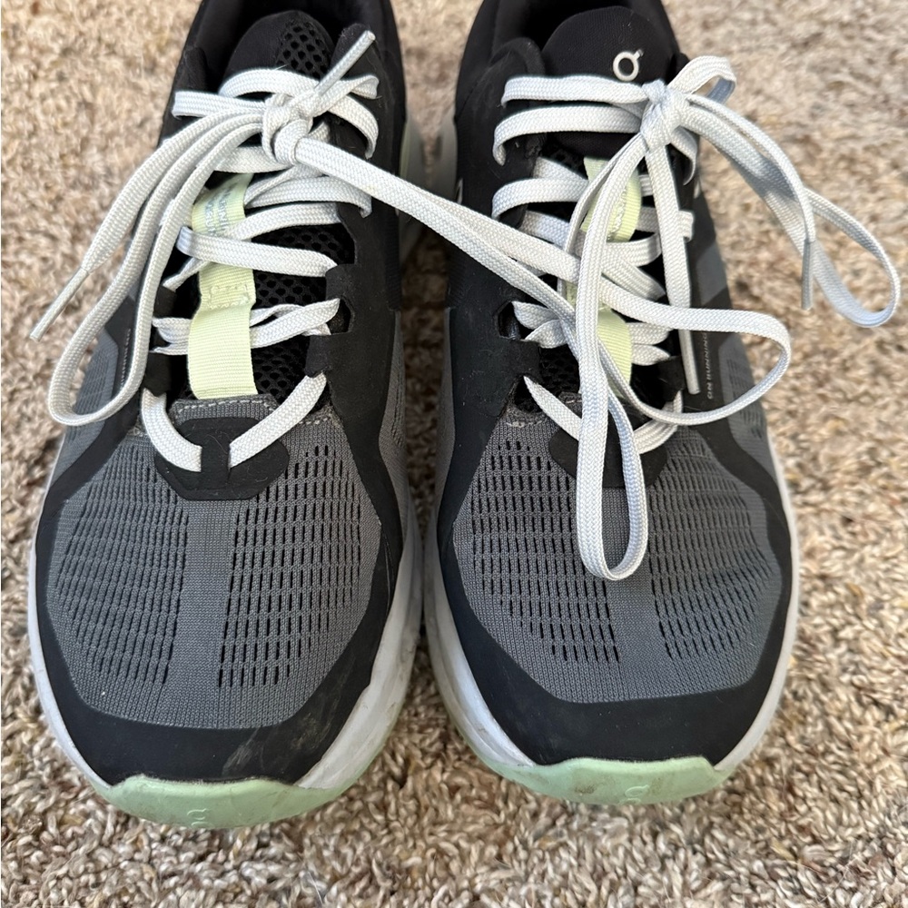On Running Black and Gray Sneakers